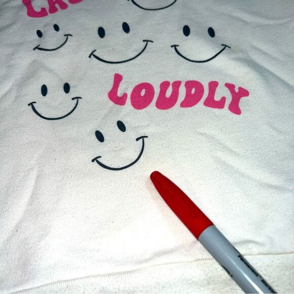 Garanimals Toddler Girl French Terry Graphic Sweatshirt 0516K - Picture 4 of 7